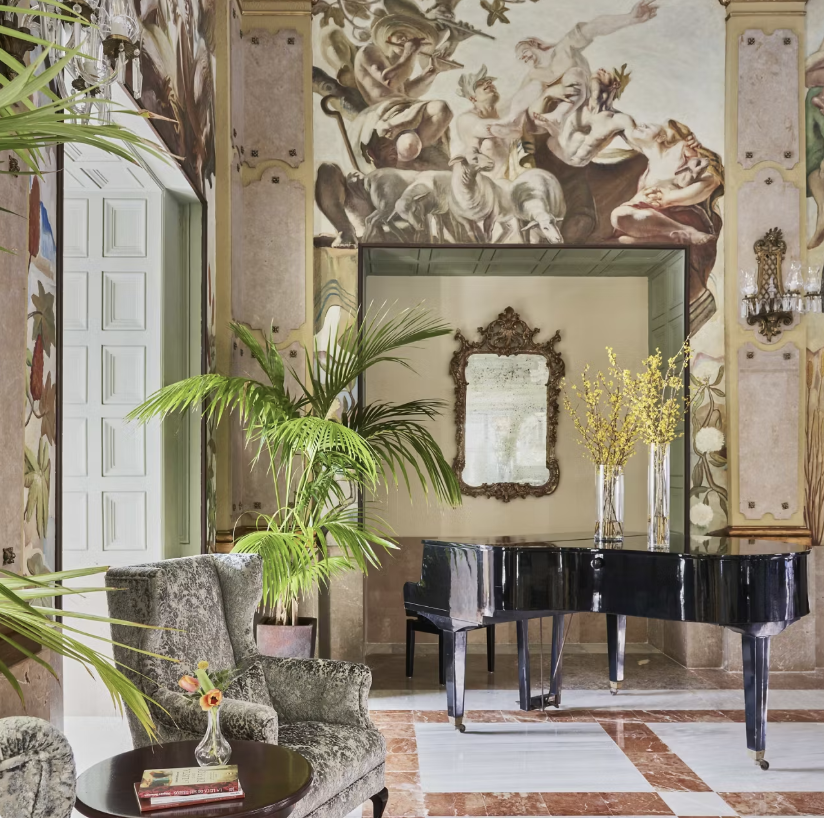 Interior del hotel Santa Catalina